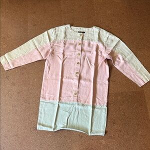 Carole Little Pastel Button-Up Tunic